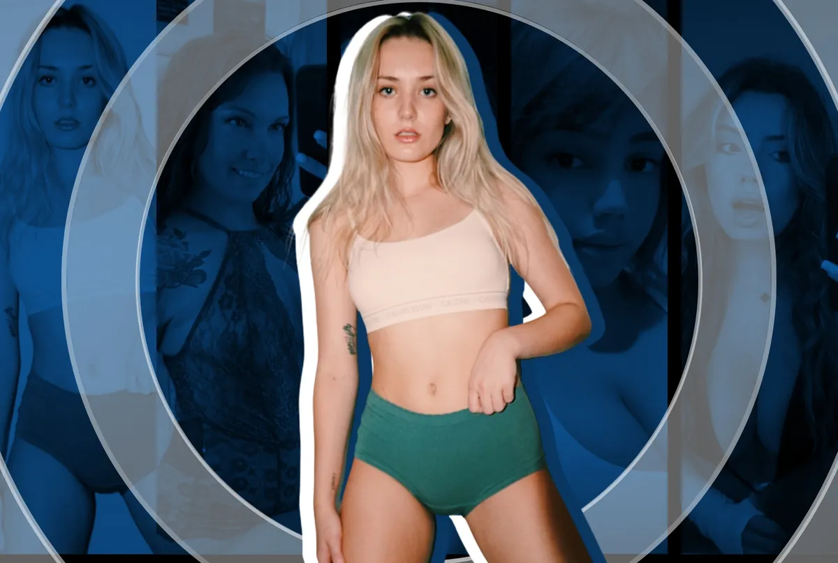 Betörende OnlyFans Influencerin mit samtiger Haut und Glow-Effekt